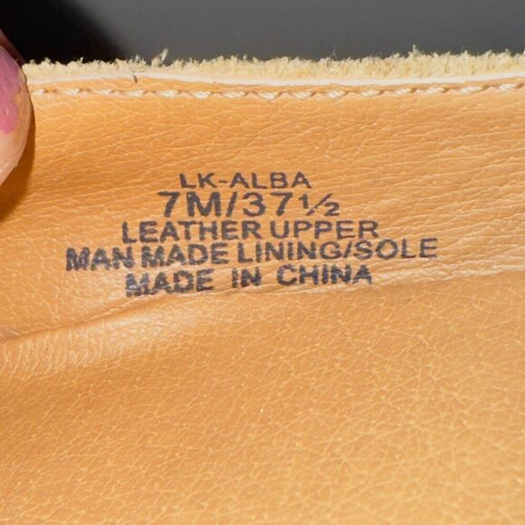 Lucky Brand Women's Tan Leather Upper Alba Flats size US 7M - Picture 8 of 8